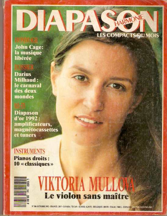 Viktoria Mullova - Diapason, Oct. 1992